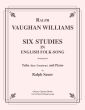 Vaughan Williams Six Studies in English Folk-Song Tuba[Bass Trombone]-Piano (Sauer)