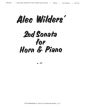 Wilder Sonata No.2 Horn and Piano