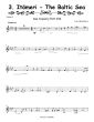 Hamalainen Sea Scenery for String Quartet (Score and Parts printed in one Book)