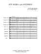 Bruckner Ave Maria and Antiphon for 10 Part Brass Ensemble - 4 Trumpets in B-flat, 2 Horns, 3 Trombones and Tuba Score and Parts (Transcribed by Geoffry Berger)