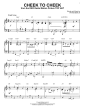 Cheek To Cheek [Jazz version] (arr. Brent Edstrom)