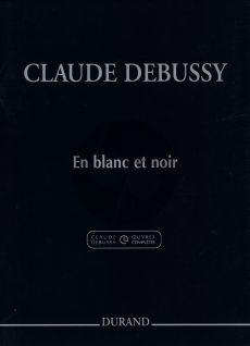 Debussy  En Blanc et Noir 2 pianos (2 copies included)