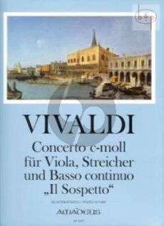 Concerto c-minor (RV 199) (Il Sospetto) (orig. Violin) (Viola-Strings-Bc)