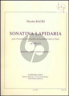 Sonatina Lapidaria Op.108 No.2