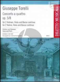 Concerto a Quattro Op.5 No.8 (2 Vi.-Va.-Bc)