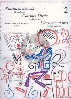 Clarinet-Music for Beginners Vol.2 Clarinet[Bb]-Piano (edited by István Máriássy and János Kuszing)