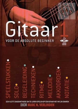 Gitaar Vol.1 - Voor de Absolute Beginner Bk-Cd - Marc N. Verlinden Broekmans & Van Poppel