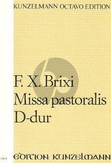 Brixi Missa Pastoralis D-Dur Soli-Chor-Orchester Paritur