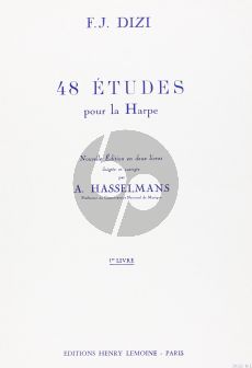 Dizi 48 Etudes Vol.1 pour Harpe