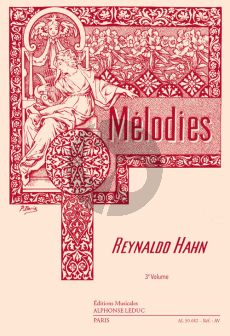 Hahn Melodies Vol.3 Chant-Piano