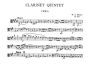 Mozart Quintet KV 581 A-Major for Clarinet in A 2 Vi.-Va.-Vc. Set of Parts (Peters)