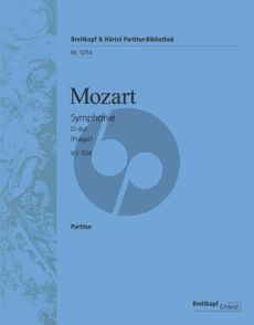 Mozart Symphonie D-dur KV 504 (No.38) (Prager) Partitur