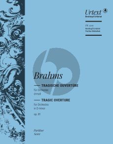 Brahms Tragische Ouverture d-moll Op.81 Partitur