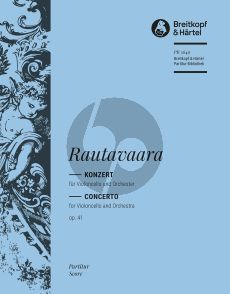 Rautavaara Konzert No.1 Op.41 Violoncello-Orchester Partitur