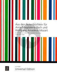 Album From the Notebooks for A.M.Bach and Mozart Cello Solos, Cello Duets and Cello-Piano (For beginners on the violoncello (in variable setting) in the first position) (Herausgegeben von Alfred H. Bartles)