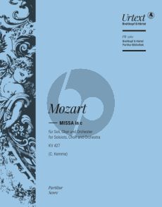 Mozart Missa in C-minor K. 427 / 417a Soli-Chor-Orch. (Fullscore) (Urtext Edited by Clemens Kemme)