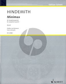 Hindemith Minimax saxophone quartet