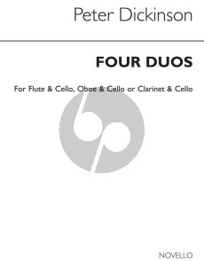 Dickinson 4 Duos for Flute or Oboe/Clarinet and Violoncello