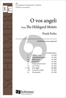 Ferko O vos angeli SATB (Hildegard Motets No.7)