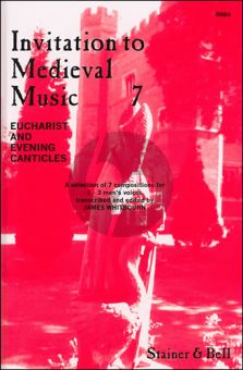 Invitation to Medieval Music Vol. 7 1 - 3 Men's Voices (Eucharists and Evening Canticles) (edited by James Whitbourn)