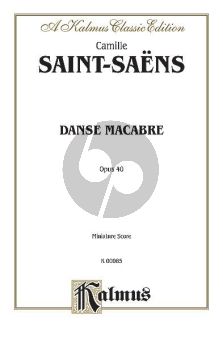 Saint-Saens Danse Macabre Op.40 Study Score