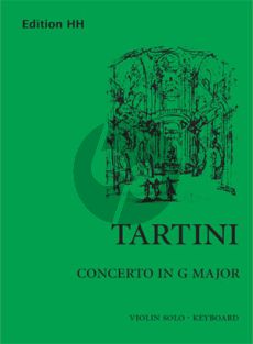 Tartini Concerto G-major D.82 Violin and Orchestra (piano reduction) (edited by Per Hartmann)