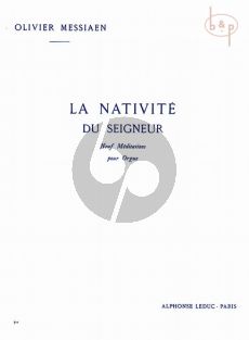 La Nativite du Seigneur Vol. 1 pour Orgue