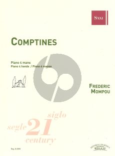 Mompou Comptines for Piano 4 Hands