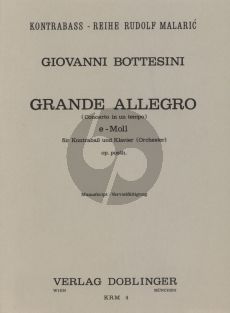 Bottesini Grande Allegro e-moll Op. Posth. Kontrabass und Klavier (Rudolf Malaric)