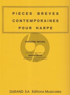 Pieces Breves Contemporaines Vol.3 pour Harpe