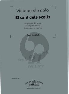 Casals El Cant dels Ocells; Minuet for Orchestra Score and Parts