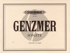 Genzmer Sonate GeWV 418 Violoncello und Orgel (1974)