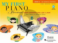 Faber My First Piano Adventure Boek A De eerste Stappen (Ned.) (Boek met Audio online)