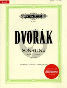 Dvorak Sonatina Op.100 for Violin and Piano Book with Cd (Herausgebers Ulfert Thiemann und Anne Marlene Gurgel)