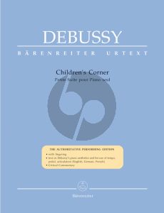 Debussy Children's Corner (Petite Suite) Piano (edited by Regina Back) (Barenreiter)