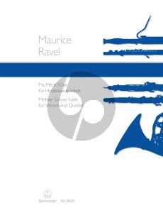 Ravel Ma Mere L'Oye for Woodwind Quintet Score and Parts (edited by Linckelmann)