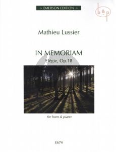 In Memoriam (Elegie) Op.18