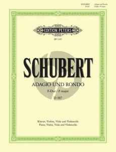 Schubert Adagio & Rondo Concertante F-major D.487 for Piano, Violin, Viola, and Violoncello - Score and Parts