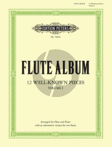 Flute Album Vol.1 (12 Well-Known Pieces) (No.1 - 6) (Flute-Piano) (edited by Peter Hodgson)