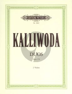 Kalliwoda 3 sehr leichte und Konzertante Duos Op.178 2 Violas (Matz)