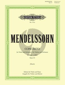 Mendelssohn Konzert e-moll Op.64 Violine und Klavier (Carl Flesch)