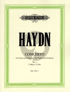 Haydn Konzert No.1 C-dur Hob. VIIa:1 Violine-Orchester Ausgabe Violine und Klavier (edited and cadenzas by Carl Flesch)