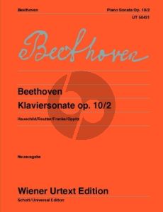 Beethoven Sonata Op. 10 No. 2 F-major Piano (edited by Peter Hauschild) (revised by Jochem Reutter)