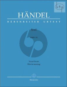 Saul HWV 53 SSATB soli-SATB-Orchestra Vocal Score