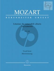 Litaniae de Venerabili Alteris Sacramento KV 125 B-flat major (SATB Soli-SATB-Orch.)