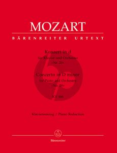 Mozart Konzert d-Moll KV 466 No.20 Klavier und Orchester Ausgabe 2 Klavier (Herausgegeben von Hans Engel) (Urtext der Neuen Mozart-Ausgabe Barenreiter)