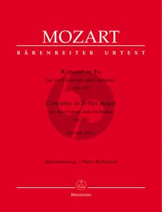 Mozart Concerto E-flat major KV 365 (316A) 2 Piano-Orch. (piano red.)