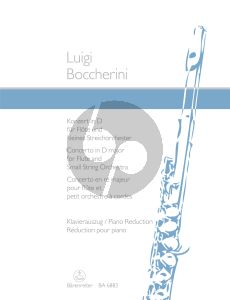 Boccherini Concerto D-major Op. 27 Flute and Piano (edited by Hans Vogt and Walter Upmeyer)