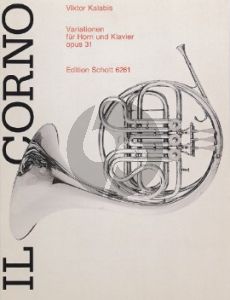 Kalabis Variationen Op. 31 Horn und Klavier