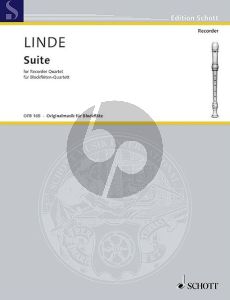 Linde Suite 4 Recorders (SATB) (a la Maniere d'un Ouverture francaise) (Part./Stimmen)